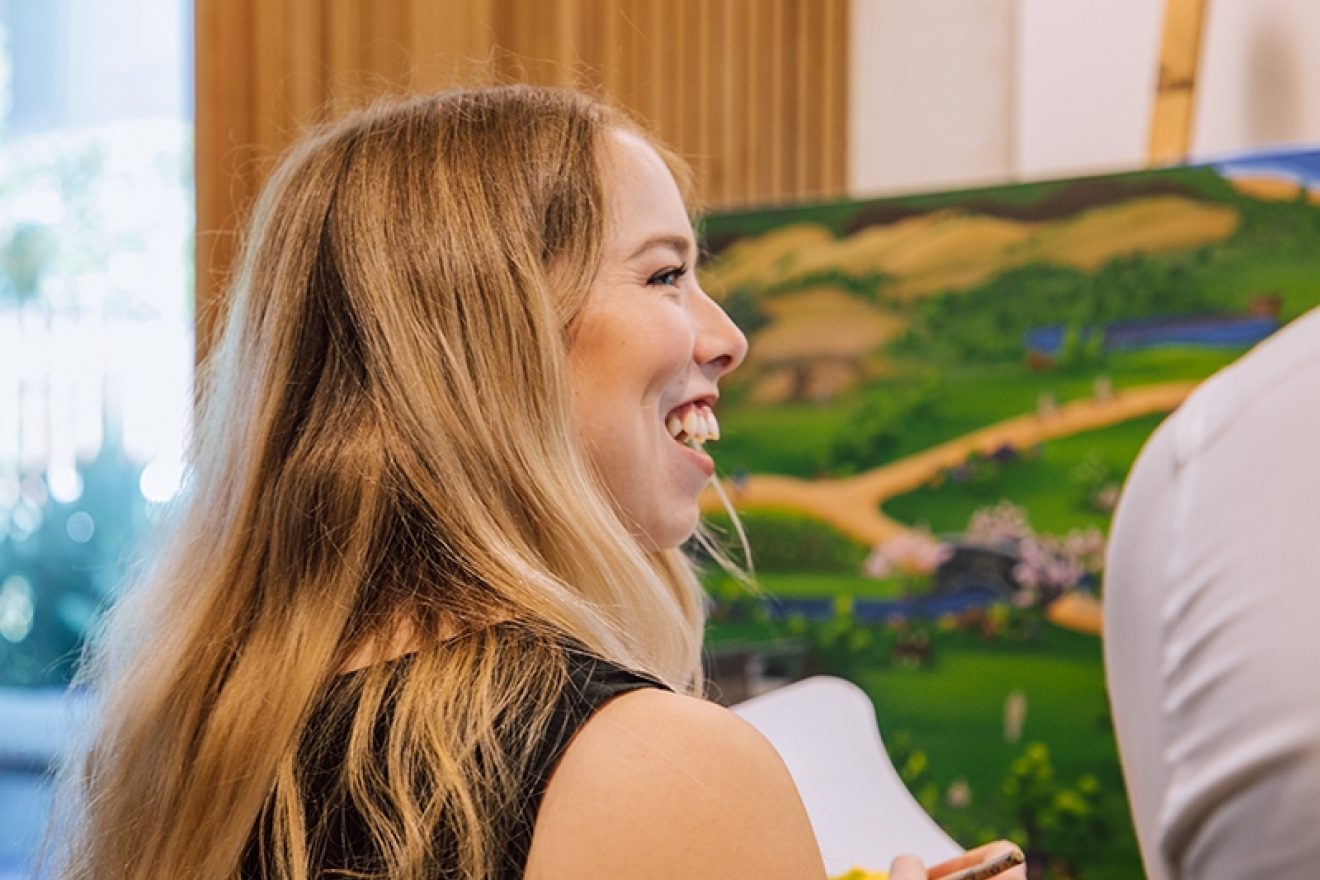 Artwork during the SMCT ten-year anniversary celebration