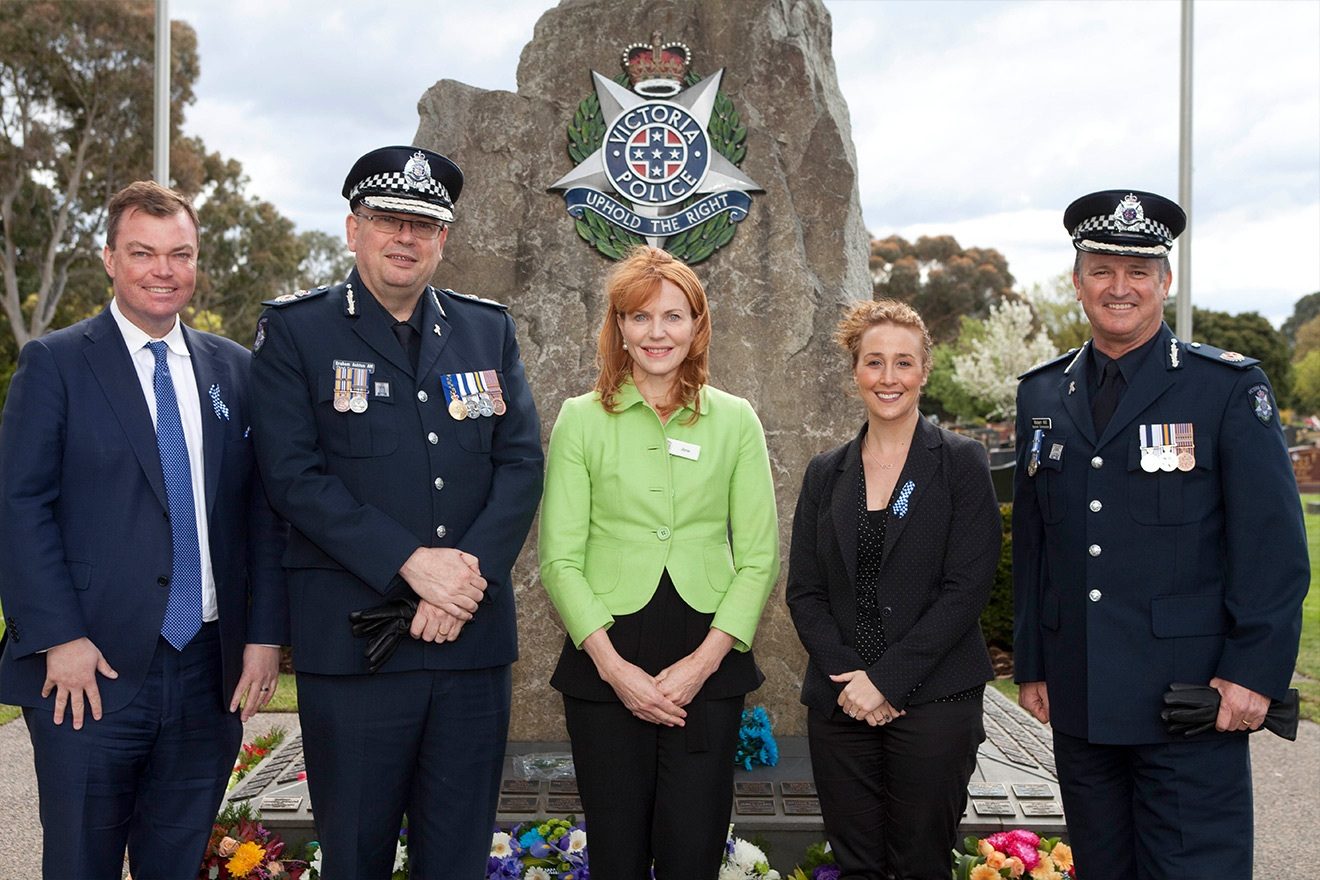 Vigil Candle Lit on National Police Remembrance Day