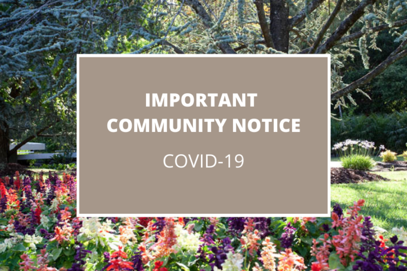 Important COVID notice