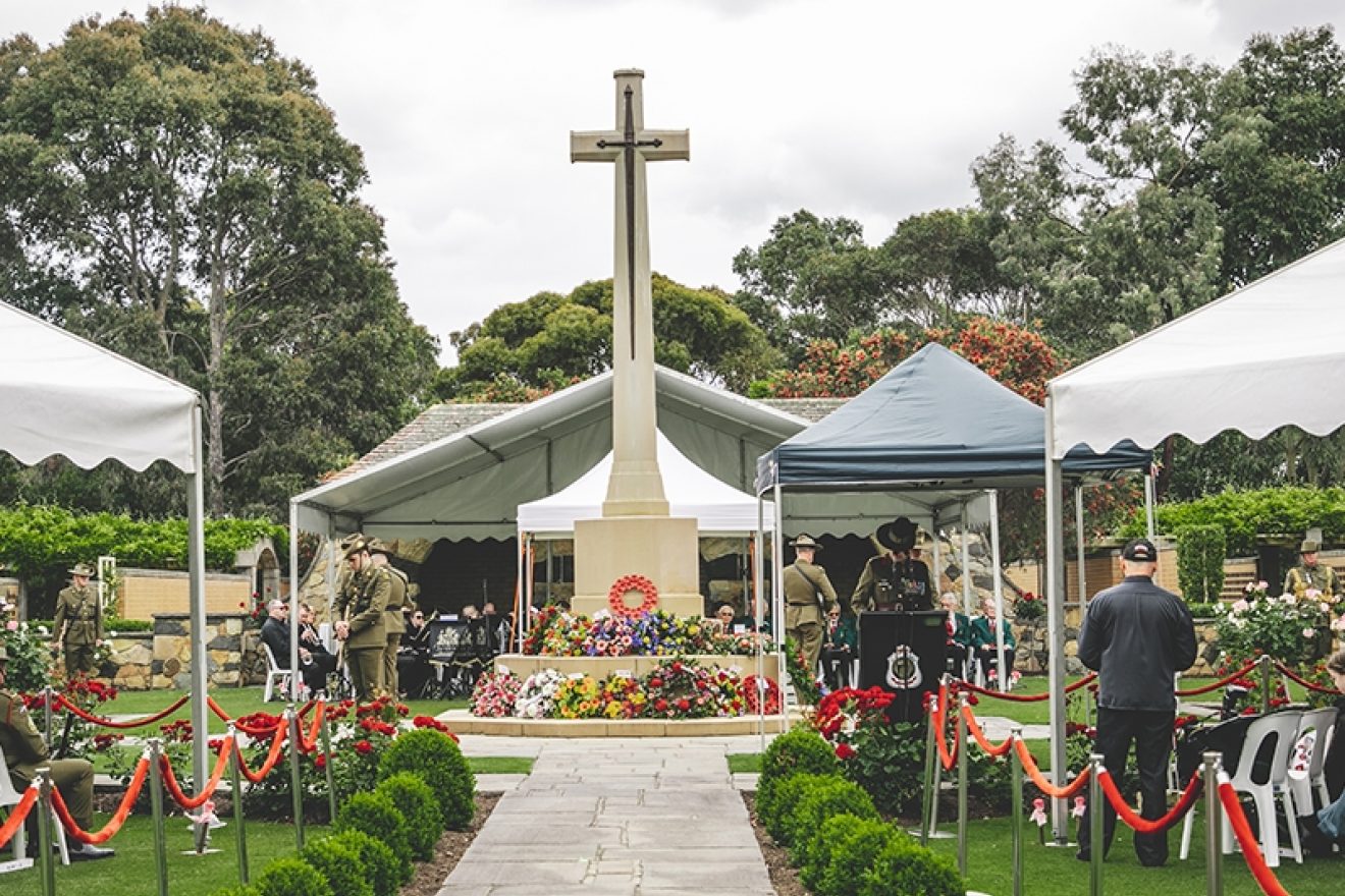 RSL Victoria’s annual state remembrance service at the Springvale War Cemetery