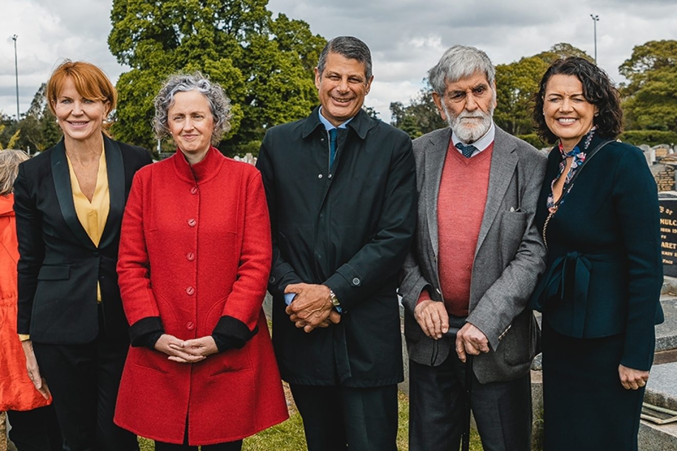 Laying of a plaque for the late James Scullin, 9th Prime Minister of Australia