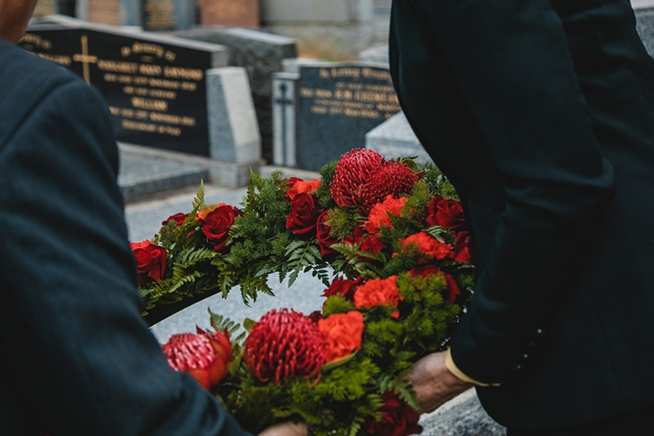 Laying of a plaque for the late James Scullin, 9th Prime Minister of Australia