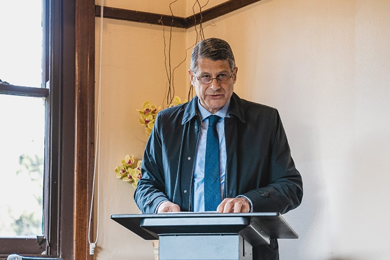 Laying of a plaque for the late James Scullin, 9th Prime Minister of Australia