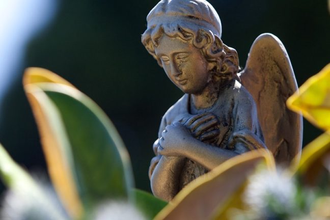 Statue of an angel at Brighton