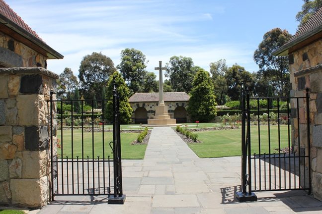 The Australian War Graves Gates