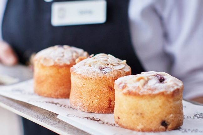 Café Vita et flores muffins
