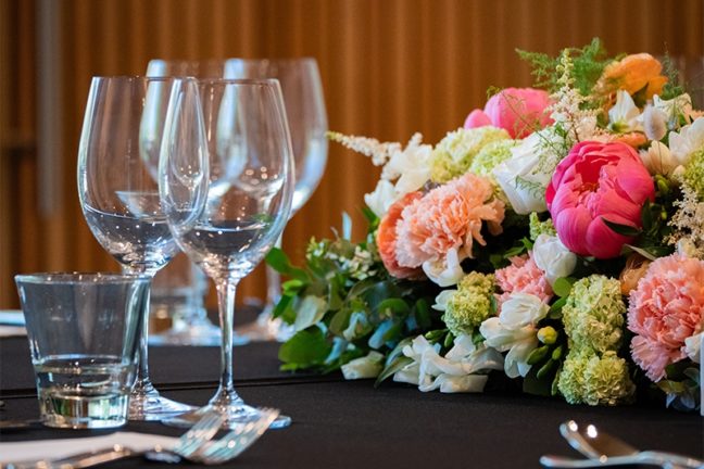 food, staff and venue to exceed expectations