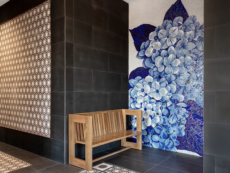 Intricate Mosaic Walls