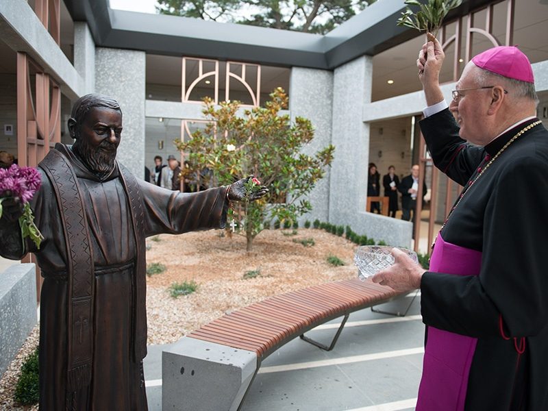 Saint Padre Pio Blessing - Stage Two Courtyard