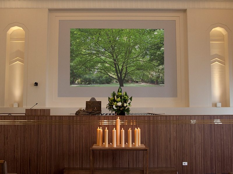 The Boyd Chapel - Multimedia Display