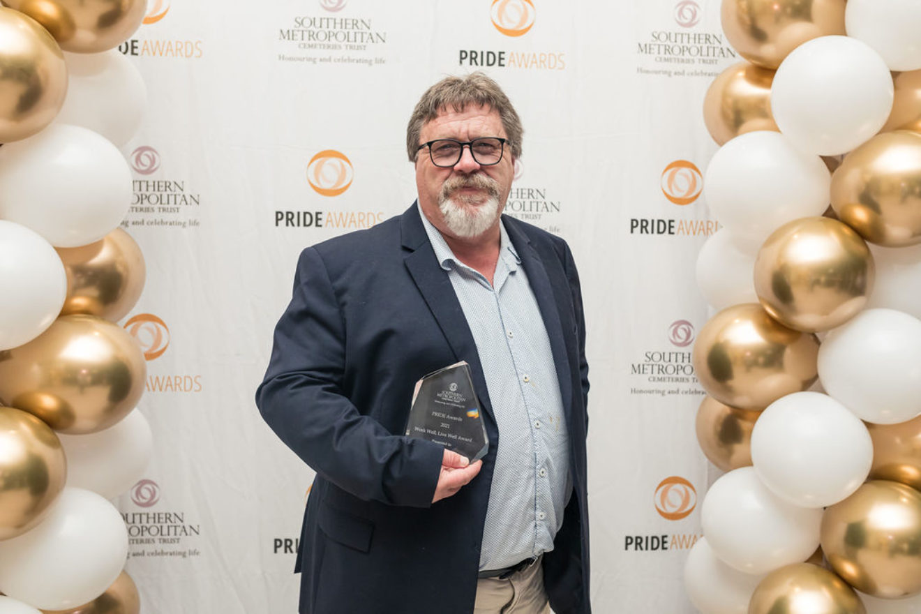 peter susovich at the 2020-2021 PRIDE awards