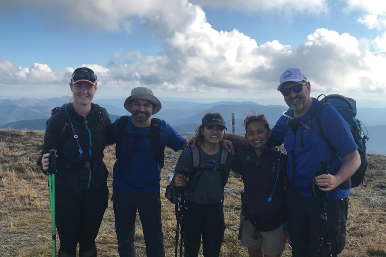 smct team summit mount bogong team teamwork